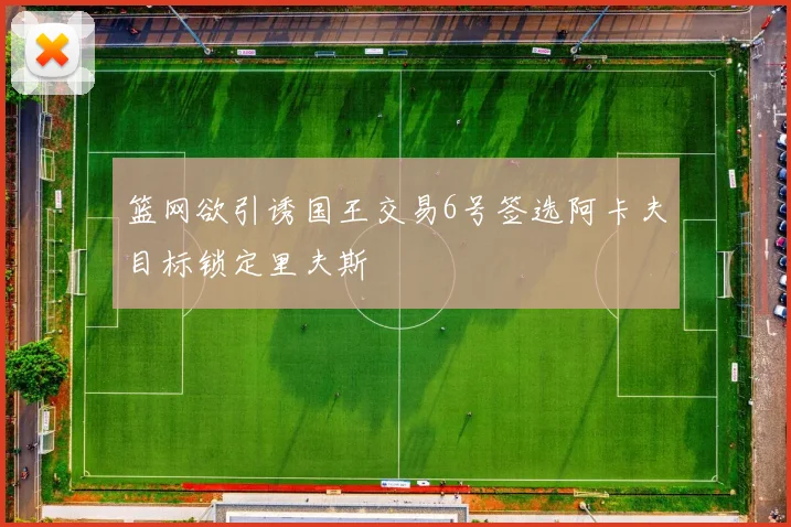 篮网欲引诱国王交易6号签选阿卡夫目标锁定里夫斯